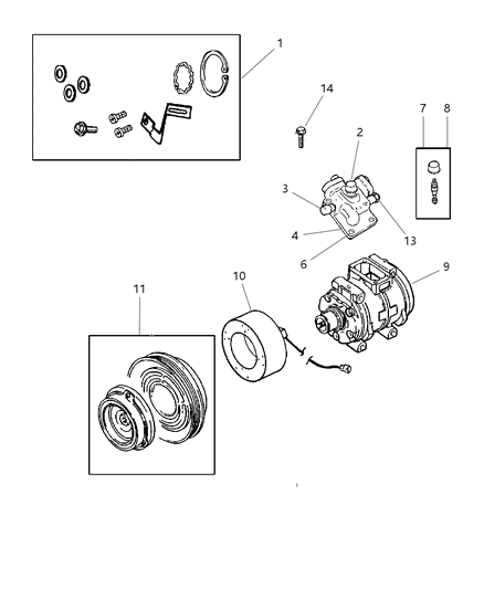 2013 Dodge Durango Valve Package , (Shrader) , Valve Core And Cap Diagram for 4723015