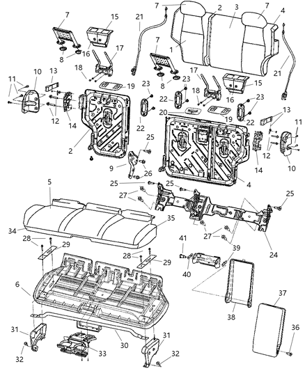 Screw Diagram for 5139633AA