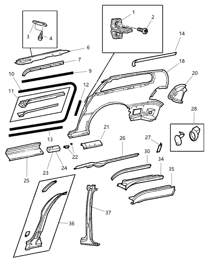 Isolator Vent Glass Includes Retainer Package 4339313 Diagram for 4673241
