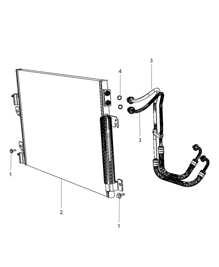 2010 Dodge Charger Screw Diagram for 68044952AA