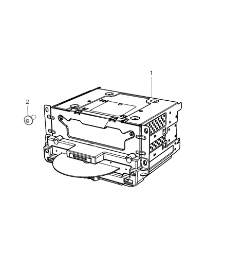 Radio Multi Media Diagram for 68209666AE