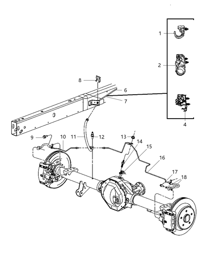 Bolt Axle Vent Diagram for 68004496AA
