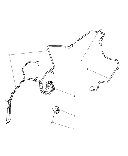 Harness Proportional Purge Solenoid Diagram for 4891077AE