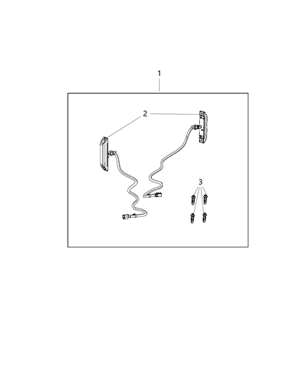 2012 Jeep Patriot Light Kit Cargo Diagram for 82215795AB