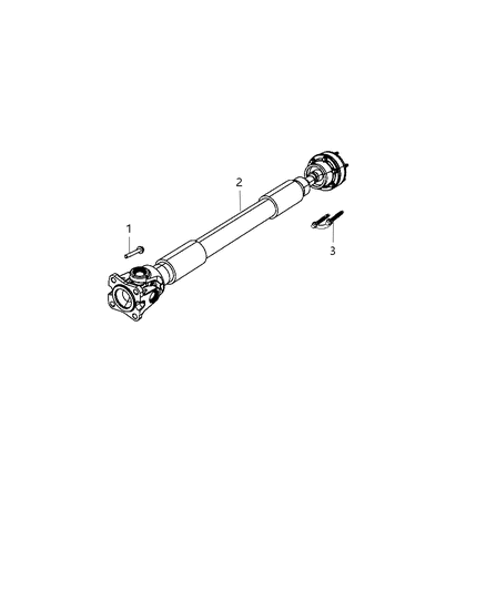 2014 Ram 2500 Shaft Drive Front Diagram for 52853440AF