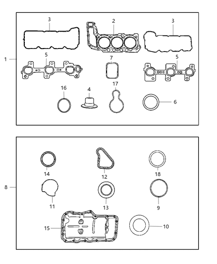 2002 Chrysler Concorde O Ring Diagram for 4799062