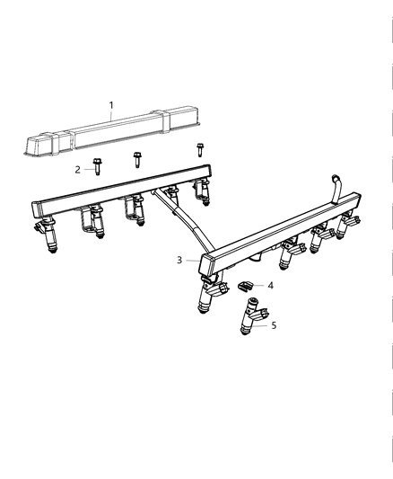 Injector Diagram for 5037787AA
