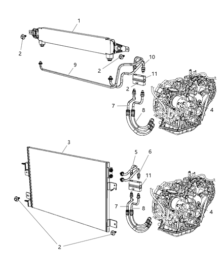 1985 Dodge D350 O Ring Transmission By - Pass Valve Diagram for 68021180AA
