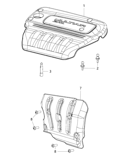 Stud Double Ended M6X1.00X40.00 Diagram for 6511408AA