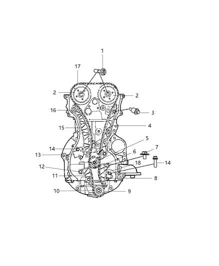 1984 Dodge D350 Sprocket Crankshaft Diagram for 4884756AA