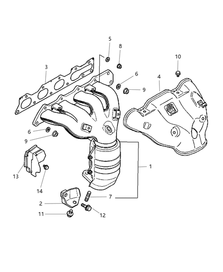 2013 Jeep Patriot Bolt And Washer M10X22 Diagram for MF244879