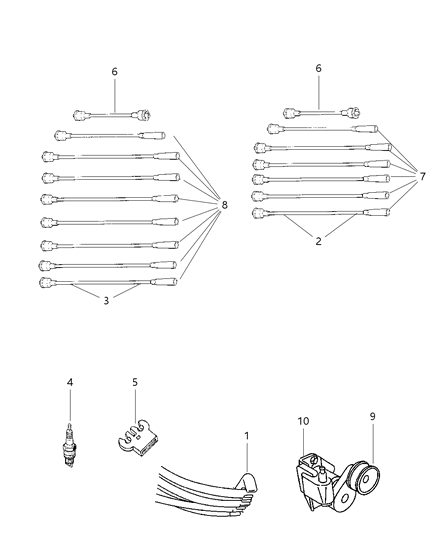 2025 Ram 3500 Shield Ignition Cable Diagram for 56028371AA