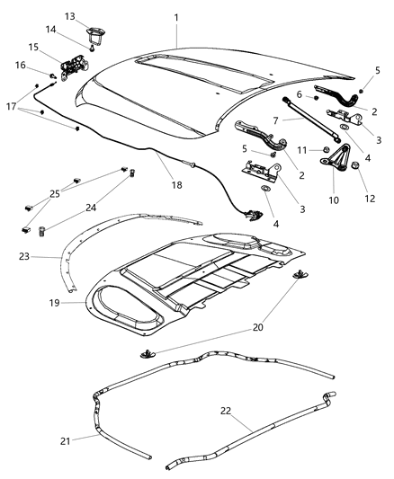 2006 Dodge Caravan Shim Diagram for 68102376AB