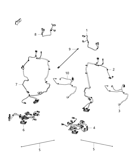 2006 Dodge Caravan Wiring Side Air Bag Diagram for 68100770AA