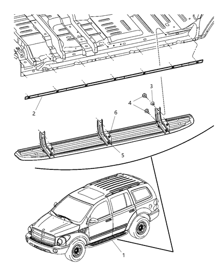 Running Board Board Diagram for 5HN32CDMAD