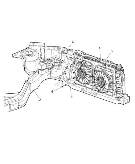2015 Dodge Charger Bottle Coolant Reserve Diagram for 4677459AD