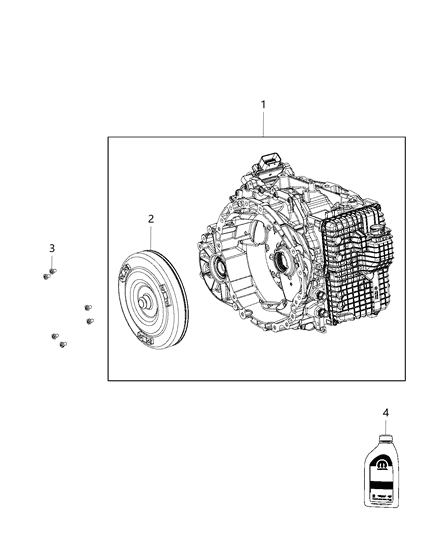 Transaxle Diagram for 68311477BA