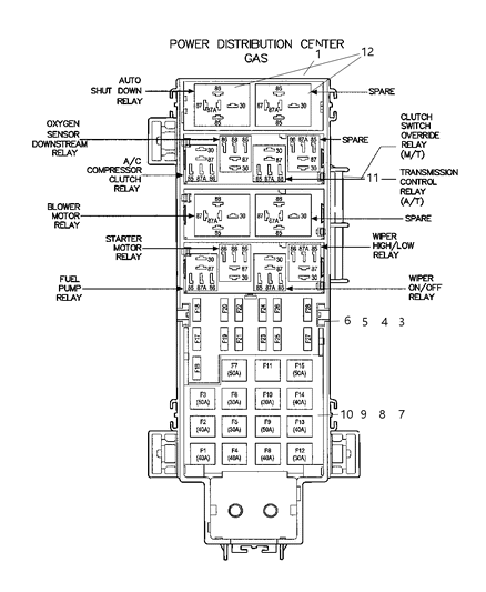 Relay Diagram for 56042216AB