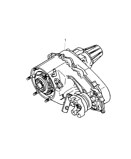 Transfer Case Diagram for R2098871AE