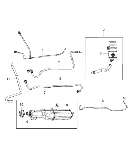Canister Vapor Diagram for 5147067AE