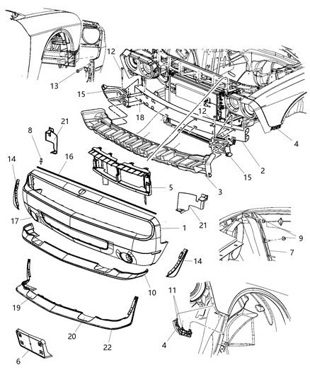 Screw And Washer Hexagon Head M6X1.00X135.00 Diagram for 6509235AA