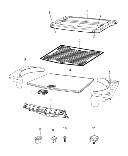 Mat Cargo, Rear Diagram for 6GB59DX9AB