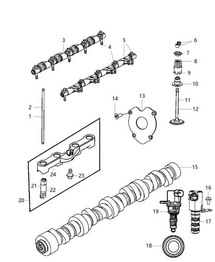 Spring Valve Diagram for 53022089AC