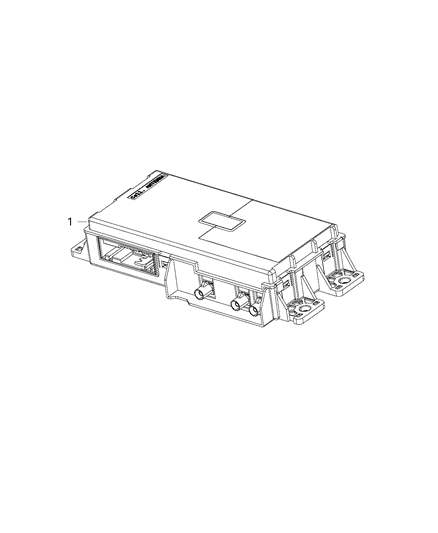 Module Telematics Diagram for 68467662AD