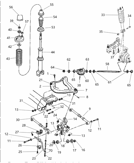 2021 Chrysler Pacifica Shock Absorber Assembly , (Sda) Diagram for 4695765