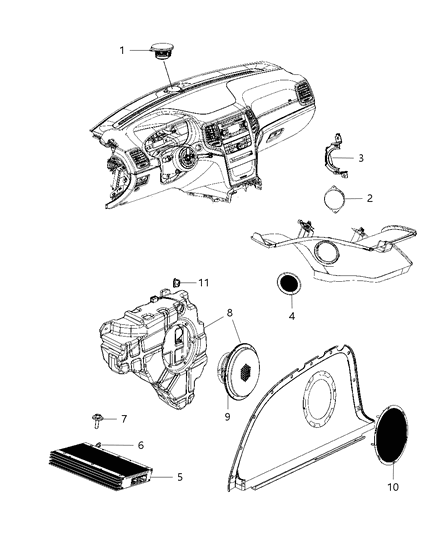 Amplifier Diagram for 5064533AK