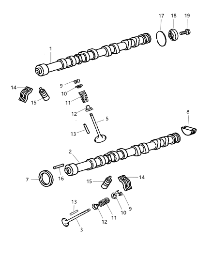 2004 Chrysler PT Cruiser Spring Valve Diagram for 4777555AB