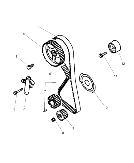 2024 Chrysler Pacifica Bolt Hexagon Flange Head M8X51 Diagram for MD129350