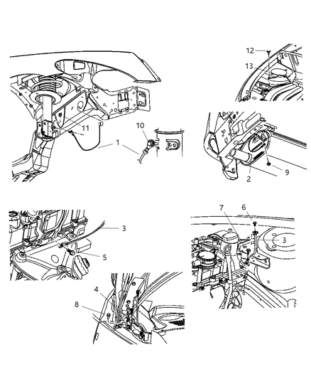 Nut U Multi Thread M6X1.00 Diagram for 6505171AA