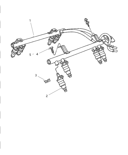 Fuel Rail Diagram for 4591853AG