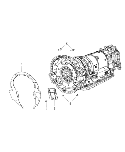 2010 Jeep Commander Stud Double Ended M8X1.25X.375 - 16X58.38 Diagram for 6512729AA