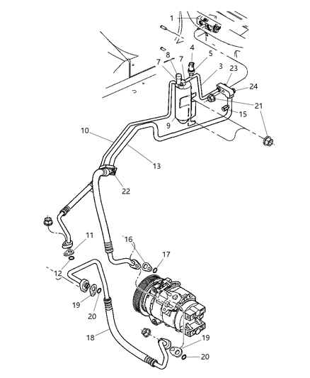 Lubricant A/C Compressor 250Ml Visteon Compressor Diagram for 82300102