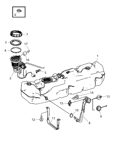 O Ring Diagram for 68013493AA