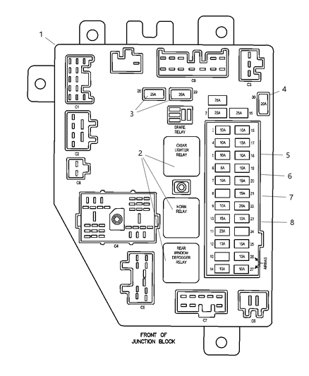 Turn Signal Flasher Diagram for 68499026AA