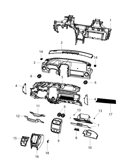 Cover Gearshift Diagram for 1JM51DK2AC