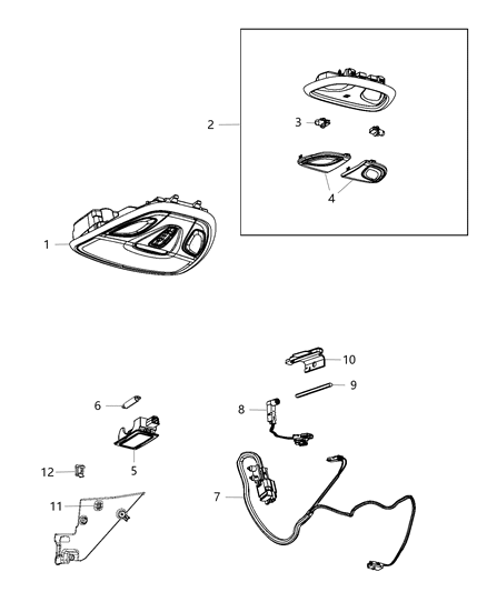 Wiring Ambient Light Engine Diagram for 68175030AB