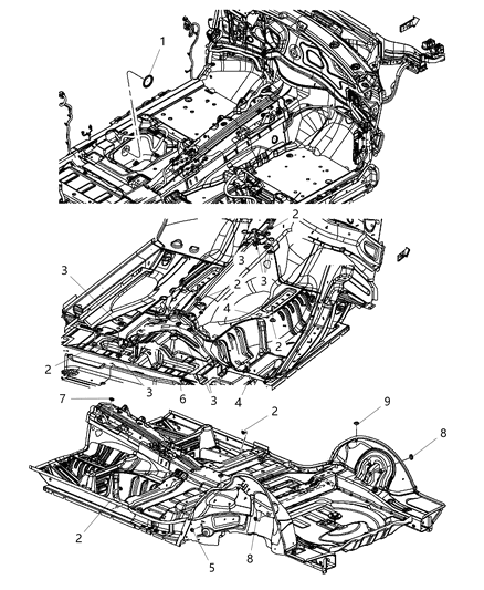 2018 Jeep Wrangler Plug Floor Diagram for 68081609AA