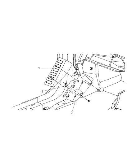 Support Footrest Diagram for 1DD62DK5AC