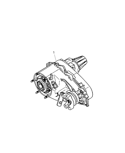 Transfer Case Diagram for R2098875AC
