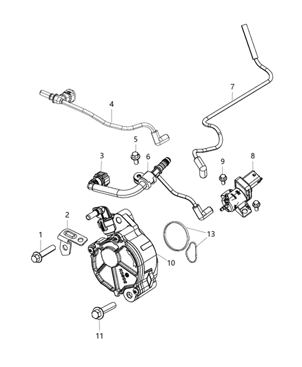 Bracket Diagram for 68148192AA