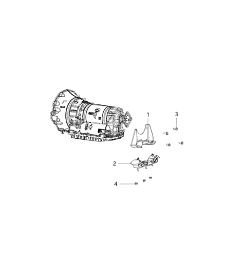 1993 Dodge Ramcharger Insulator Diagram for 68264823AC