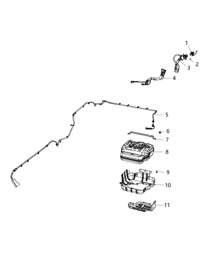 1984 Dodge Ramcharger Tube Fuel Filler Urea Diagram for 52030406AB