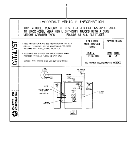 Label Emission Diagram for 52022100AA