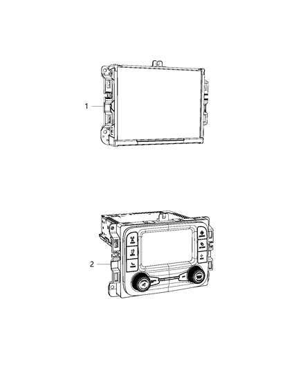Radio Multi Media Diagram for 68226686AB