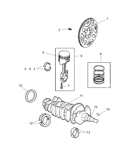 Flywheel Diagram for 53010481AB