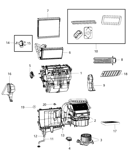 1985 Chrysler New Yorker Clamp Hose Diagram for 6106358AA